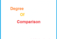 1000 Materi Lengkap Degree Of Comparison
