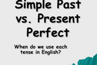 Perbedaan Penggunaan “Simple Past Tense vs Present Perfect Tense” Dalam Kalimat Bahasa Inggris Beserta Contoh