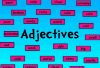 Pengertian, Jenis Dan Contoh “Adjective” Dalam Kalimat Bahasa Inggris